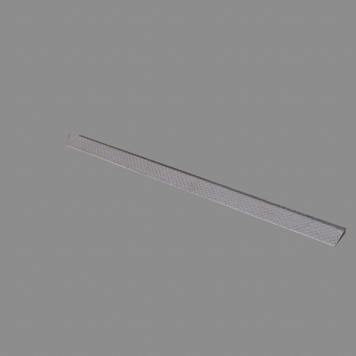 street bumper Low-poly 3D model_7