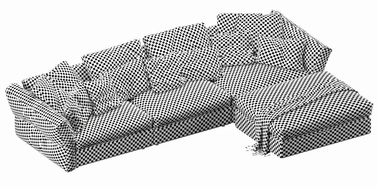 Flexform Newbridge Chaise Lounge 3D model_15