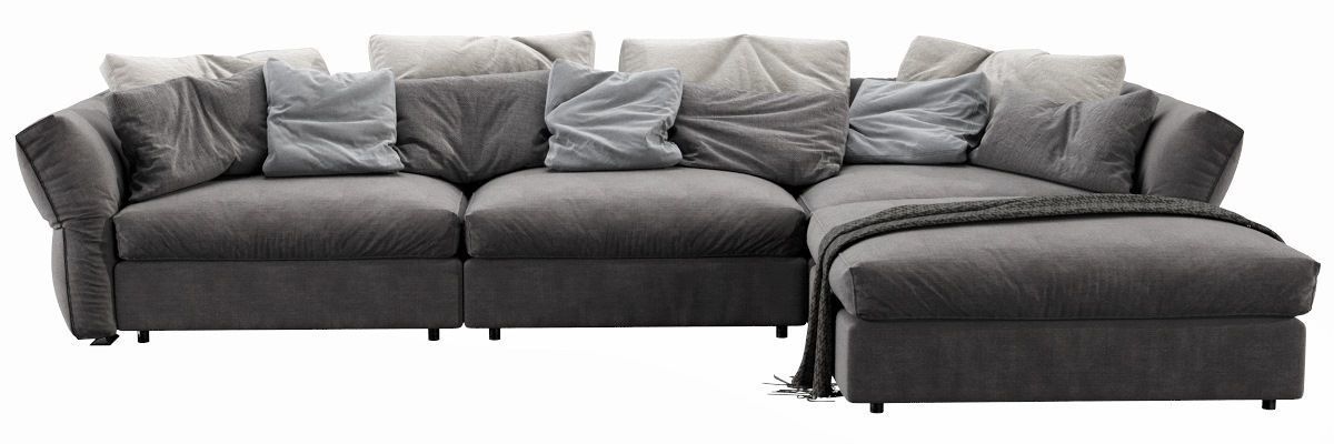 Flexform Newbridge Chaise Lounge 3D model_8