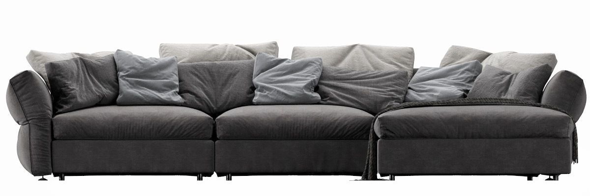 Flexform Newbridge Chaise Lounge 3D model_6