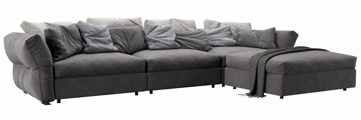 Flexform Newbridge Chaise Lounge 3D model_5