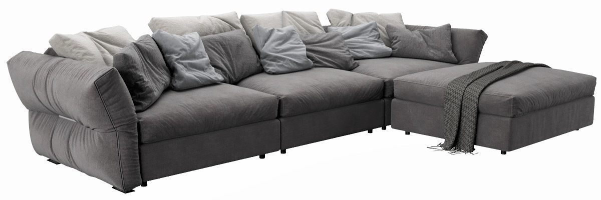 Flexform Newbridge Chaise Lounge 3D model_4