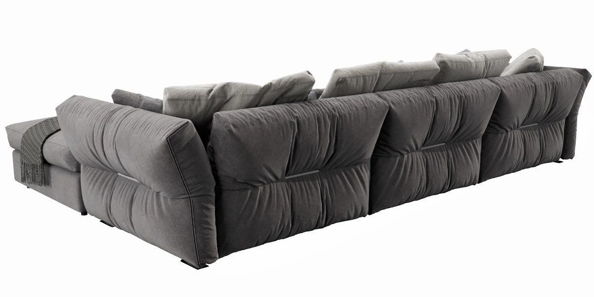 Flexform Newbridge Chaise Lounge 3D model_9