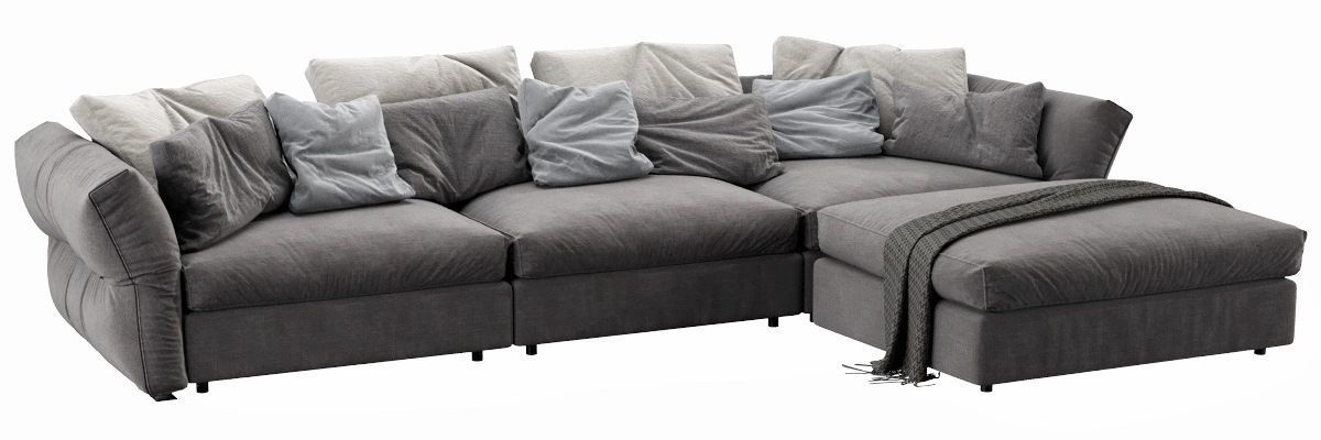 Flexform Newbridge Chaise Lounge 3D model_10