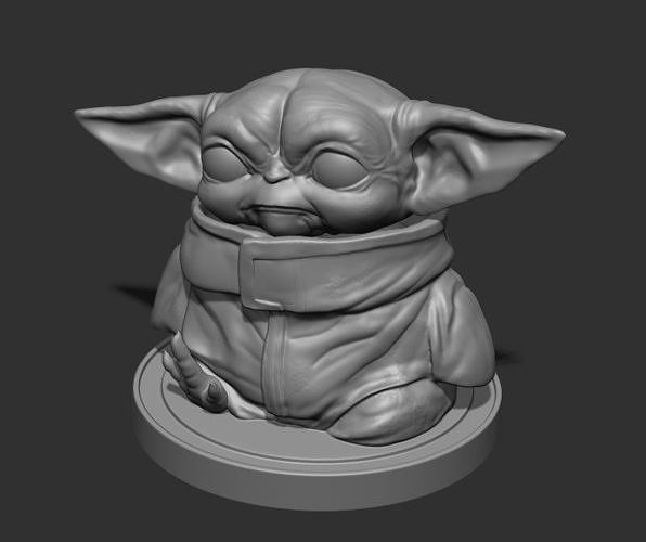 Baby Yoda 3D print model