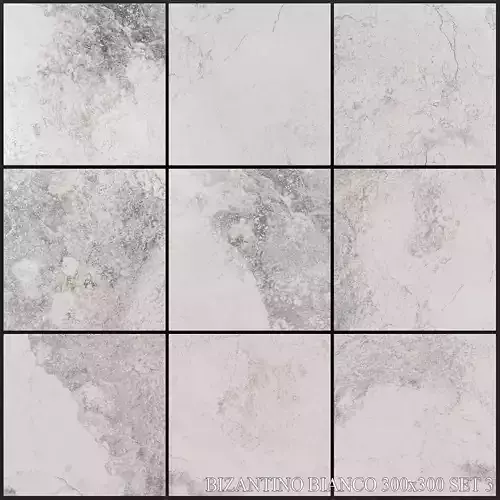 Yurtbay Seramik Bizantino Bianco 300x300 Set 3