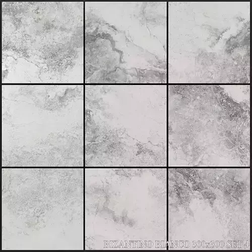 Yurtbay Seramik Bizantino Bianco 300x300 Set 4