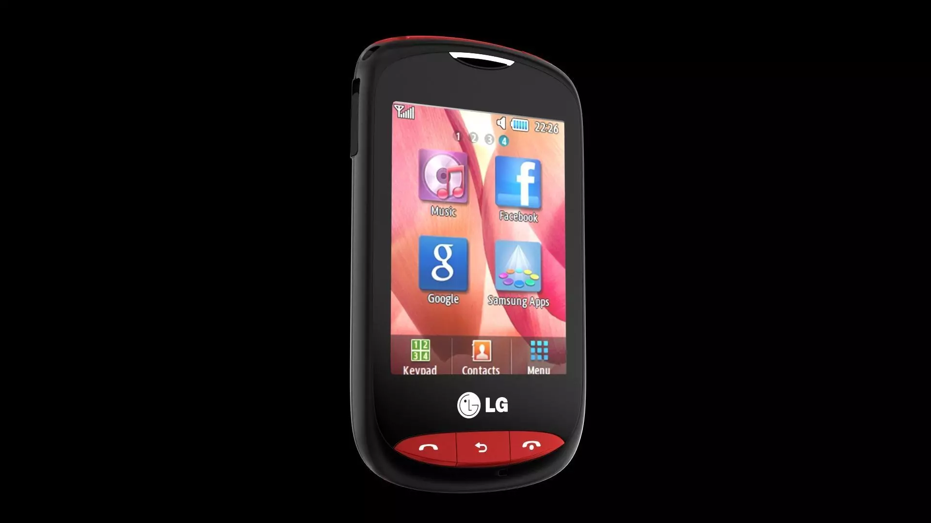 Old Smartphone - LG T310 Free 3D model