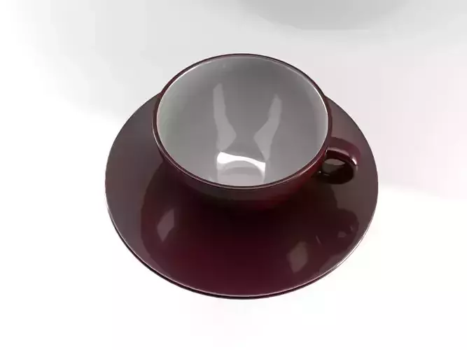 Coffee Cup Free low-poly 3D model
