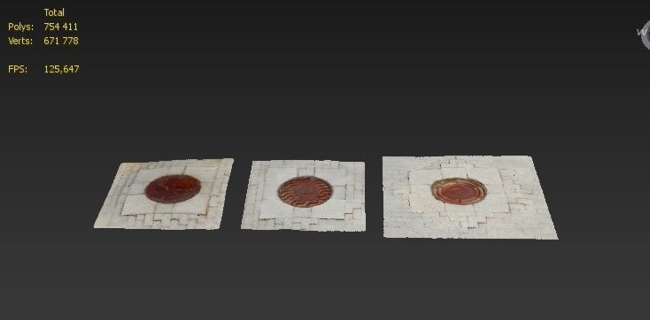 Road hatches 4 3D model_8