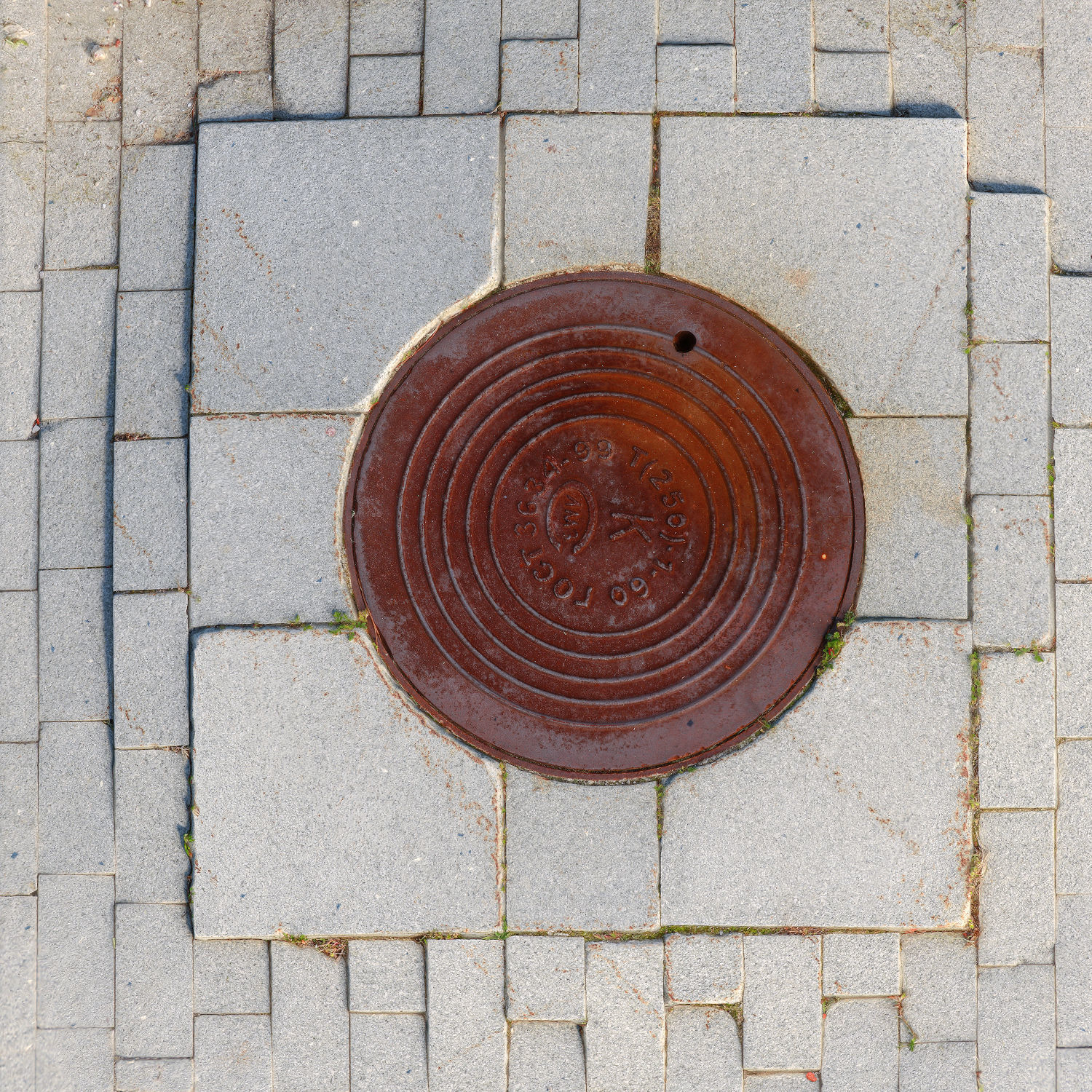 Road hatches 4 3D model_6