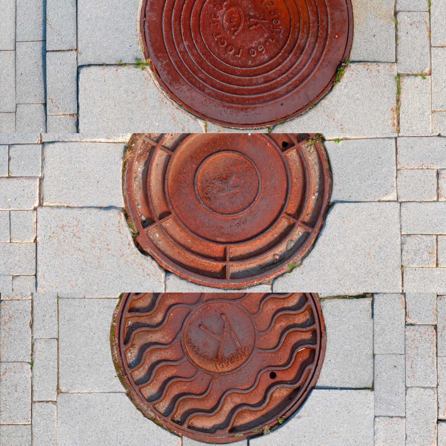 Road hatches 4 3D model_4