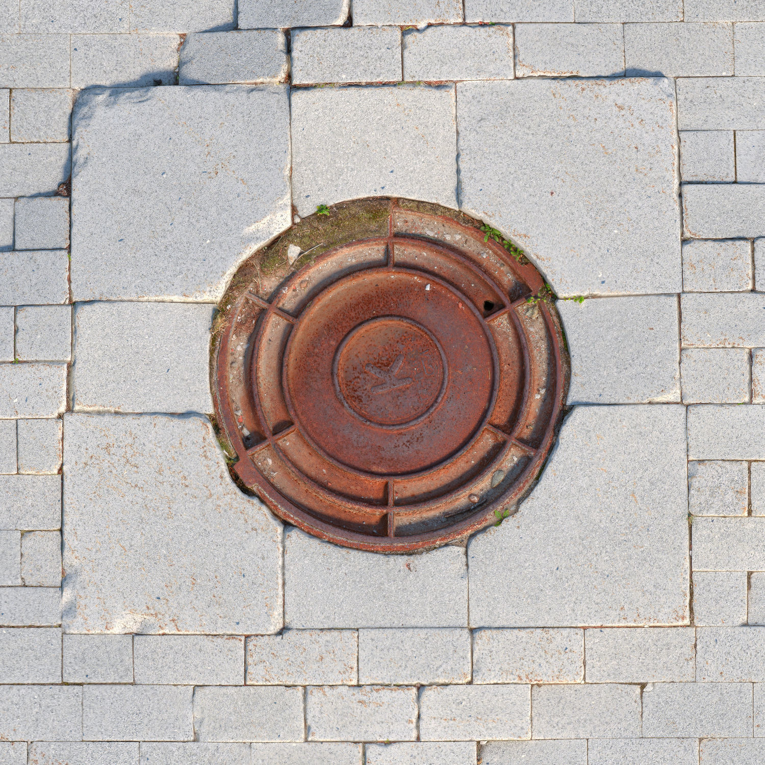 Road hatches 4 3D model_5