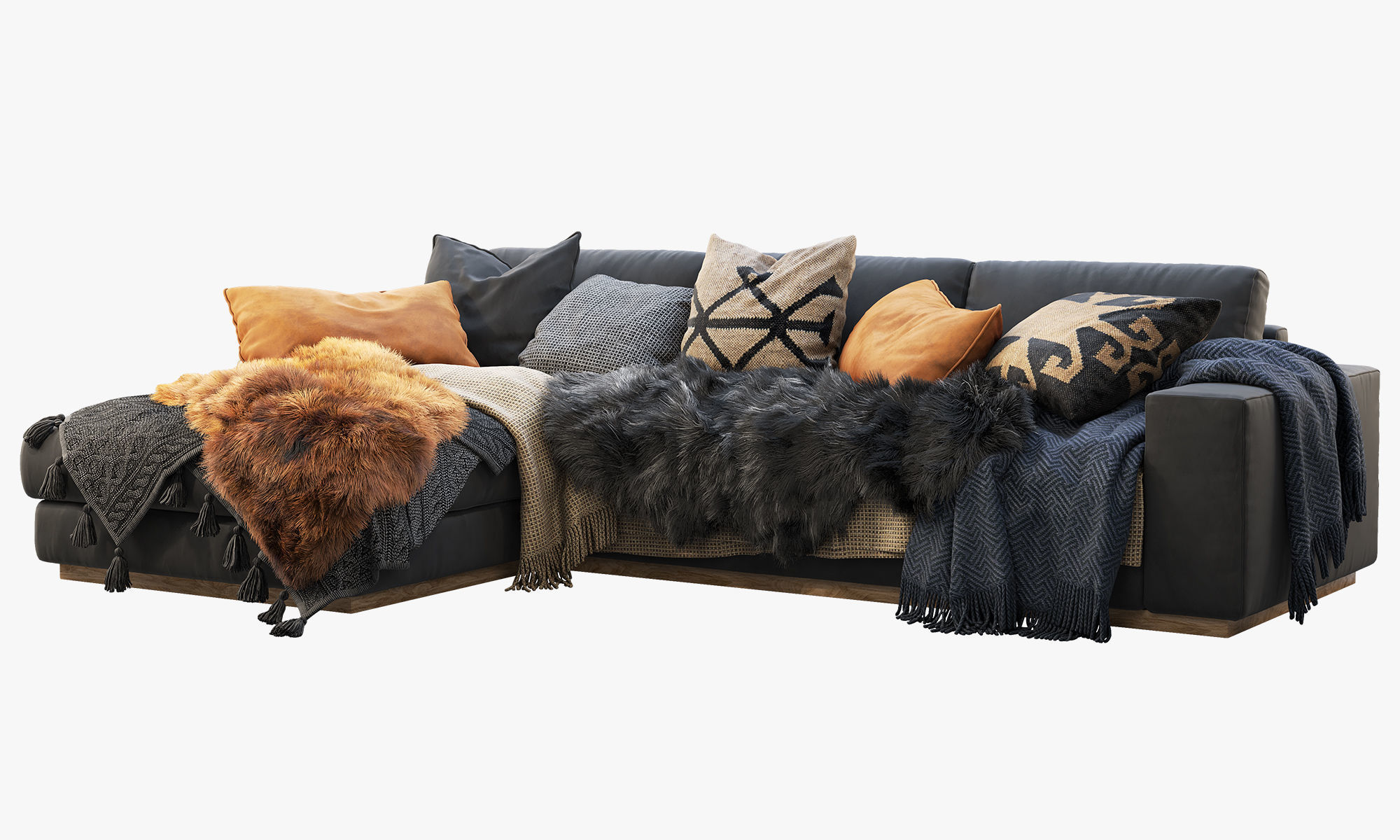 Roveconcepts Noah Sectional Sofa 3D model_9