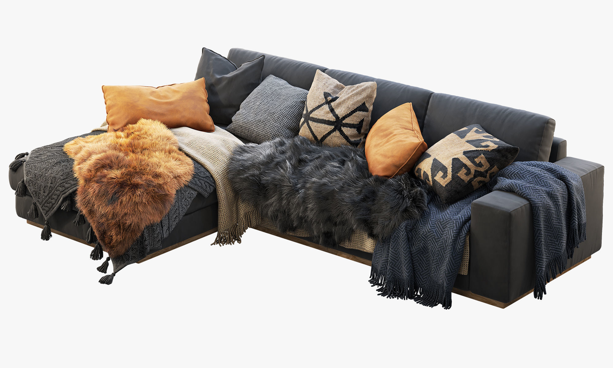 Roveconcepts Noah Sectional Sofa 3D model_10