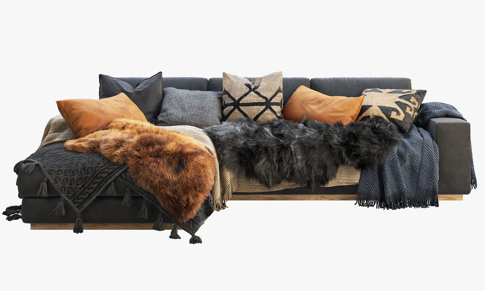 Roveconcepts Noah Sectional Sofa 3D model_1