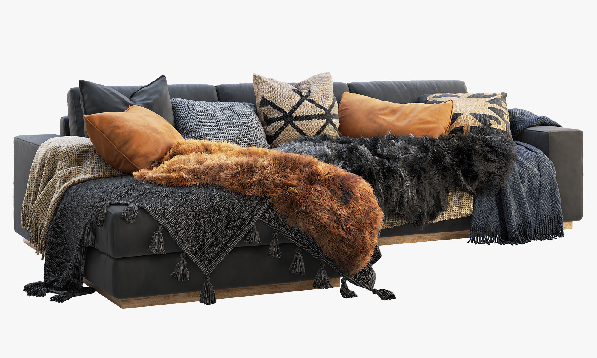 Roveconcepts Noah Sectional Sofa 3D model_3