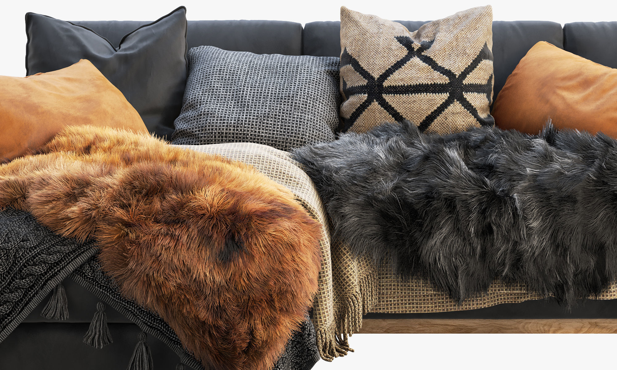 Roveconcepts Noah Sectional Sofa 3D model_2