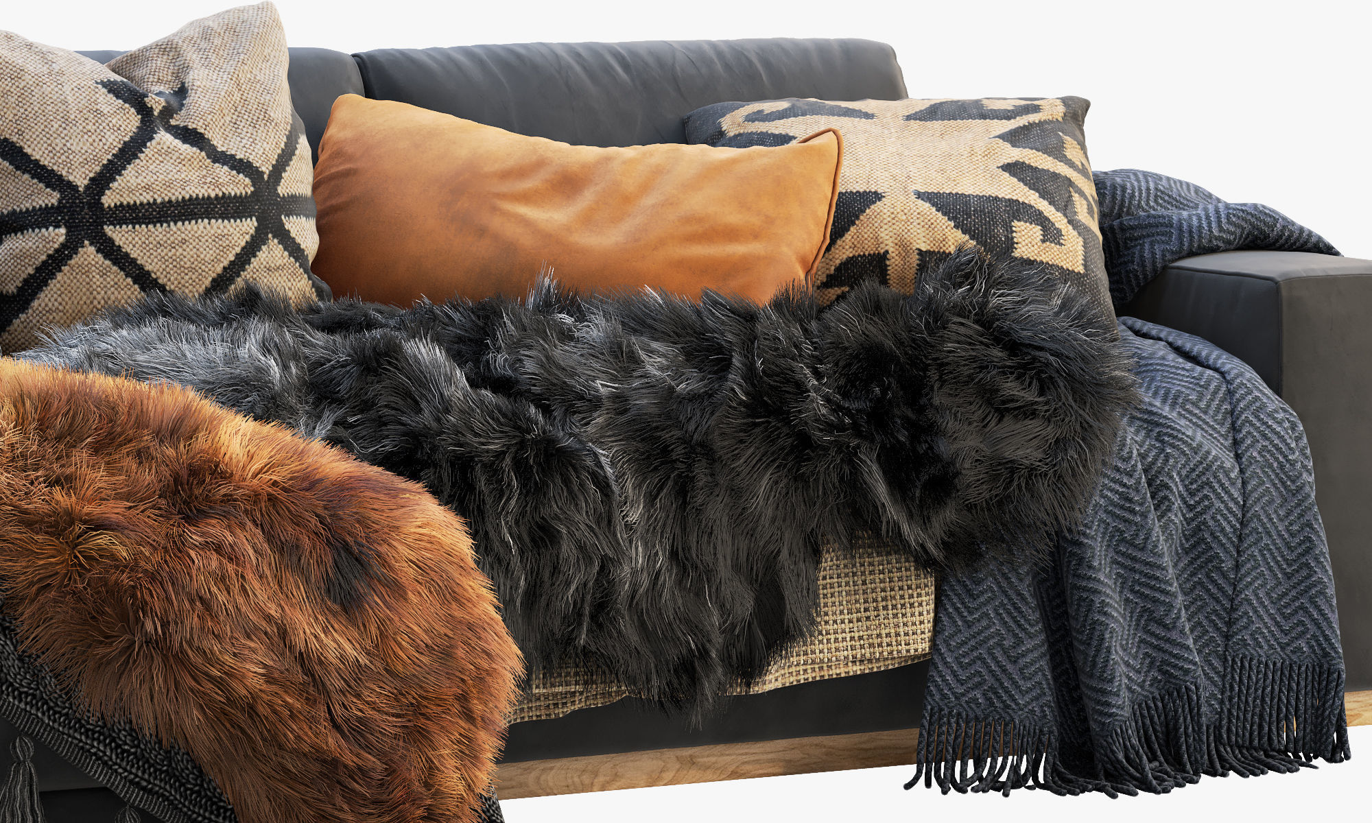 Roveconcepts Noah Sectional Sofa 3D model_4