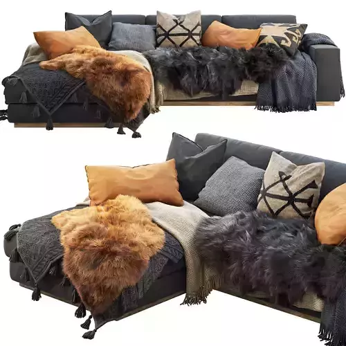 Roveconcepts Noah Sectional Sofa 3D model
