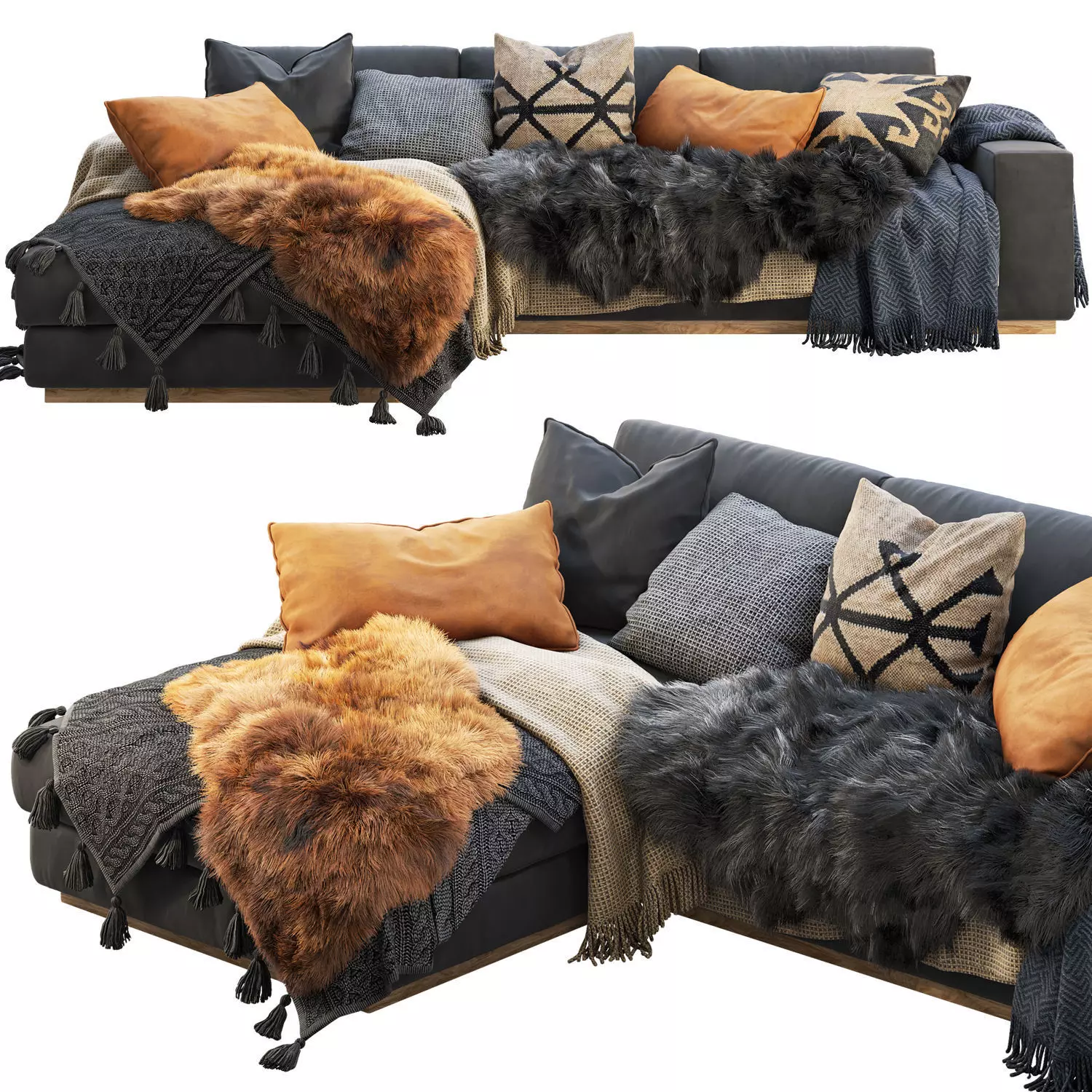 Roveconcepts Noah Sectional Sofa 3D model_0