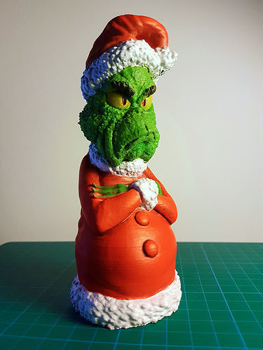 Grinch Christmas tree ornament Free 3D print model
