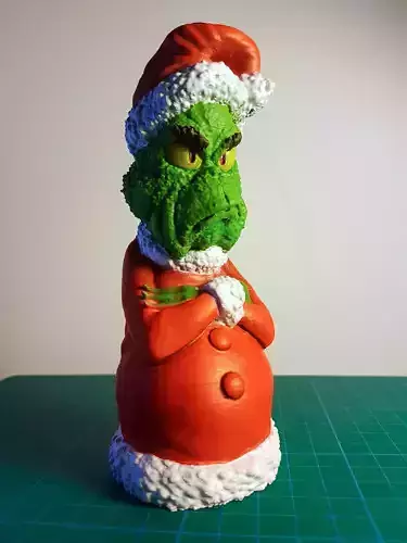 Grinch Christmas tree ornament Free 3D print model