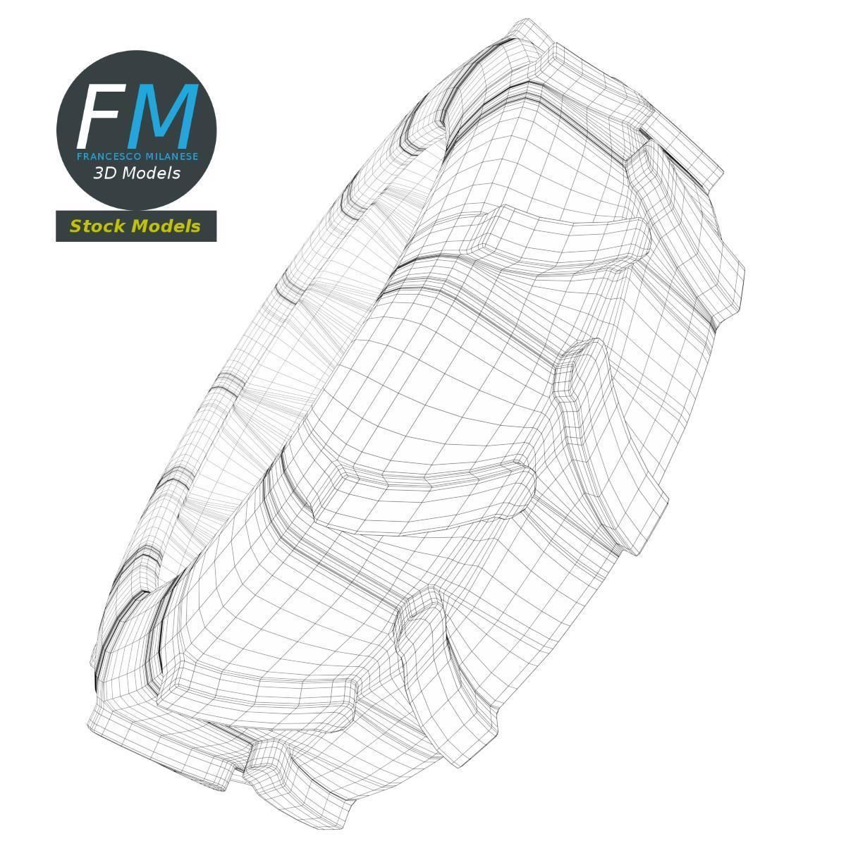 Tractor tire 3D model_7