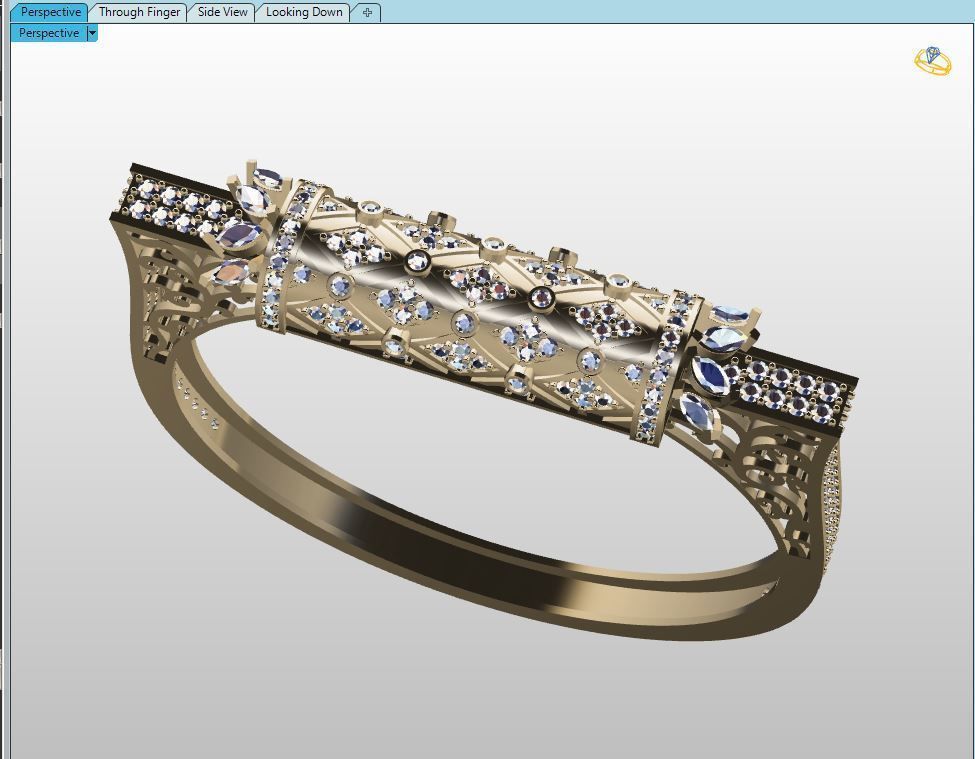 Fancy ideal Bracelet  3D print model_1