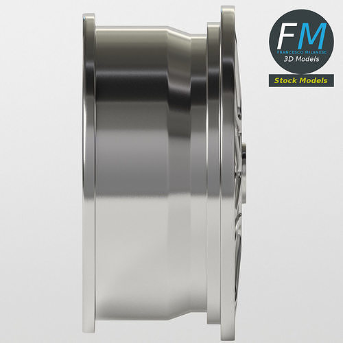 Car wheel rim 3D model 5