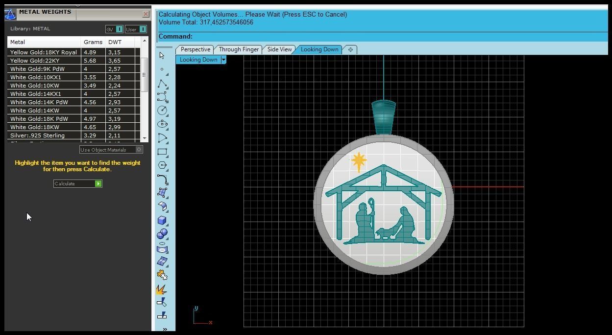 Birth of Jesus Pendant - 3D Print Model 3D print model_2