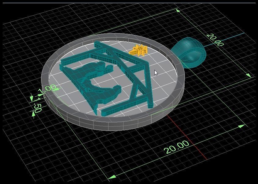 Birth of Jesus Pendant - 3D Print Model 3D print model_4