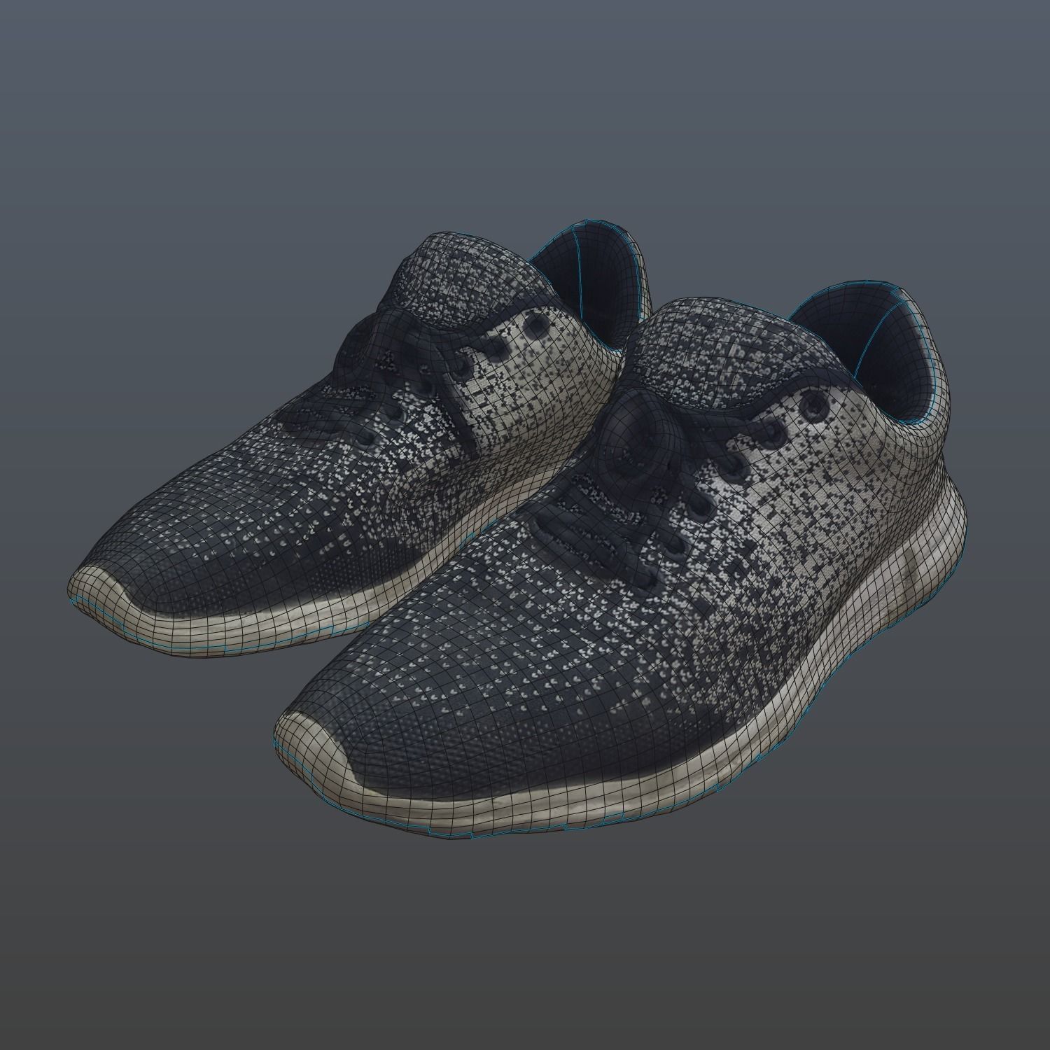 Shabby sneakers photogrammetry 3D model_9