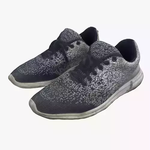 Shabby sneakers photogrammetry