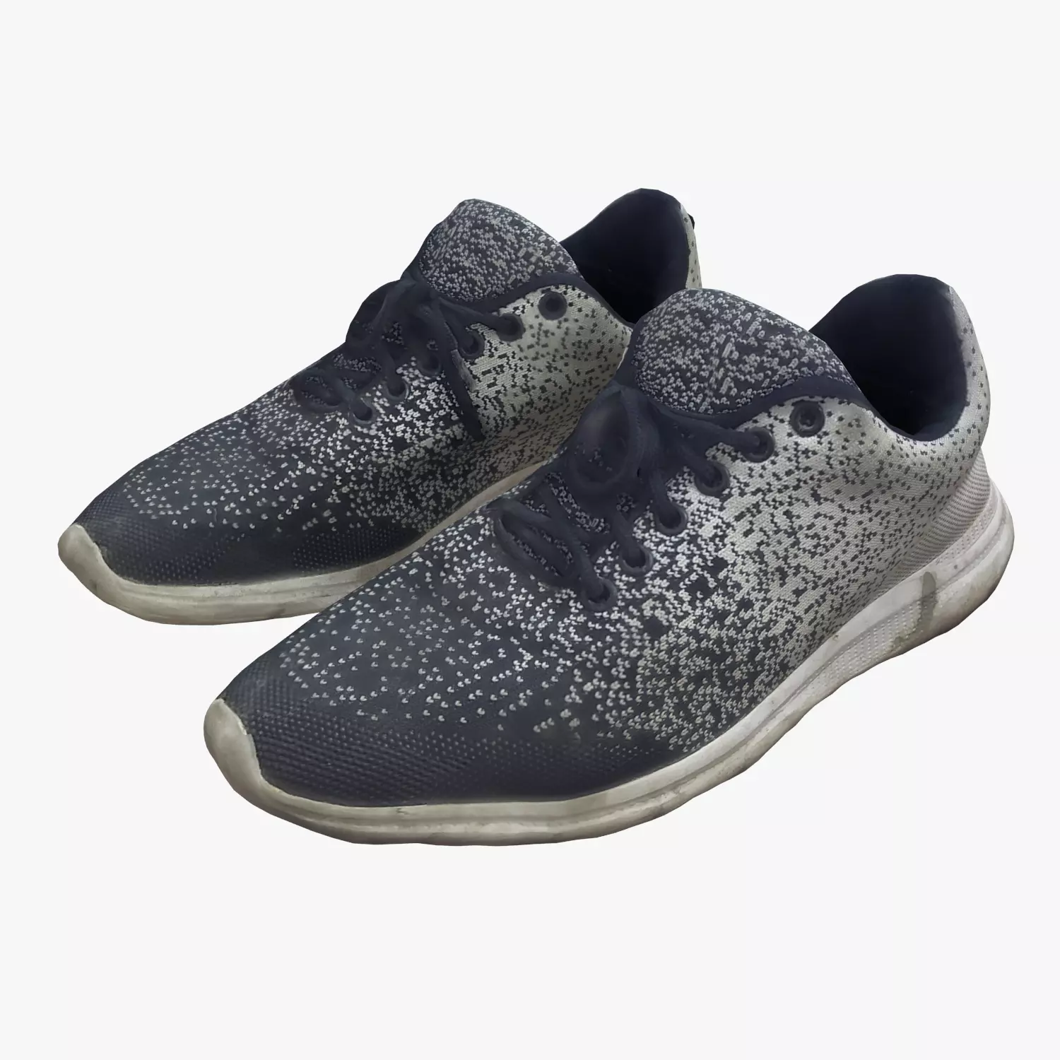 Shabby sneakers photogrammetry 3D model_0