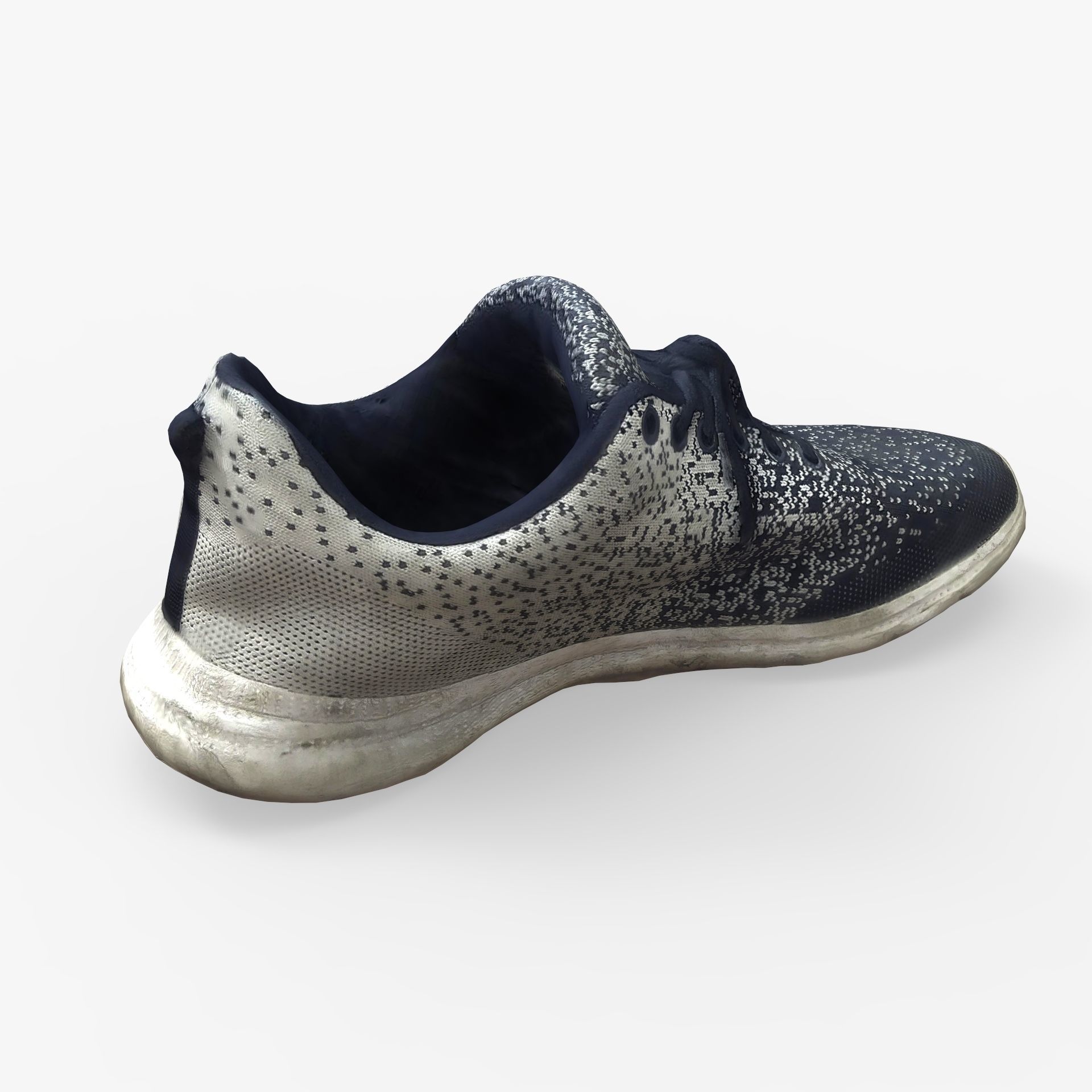 Shabby sneakers photogrammetry 3D model_2