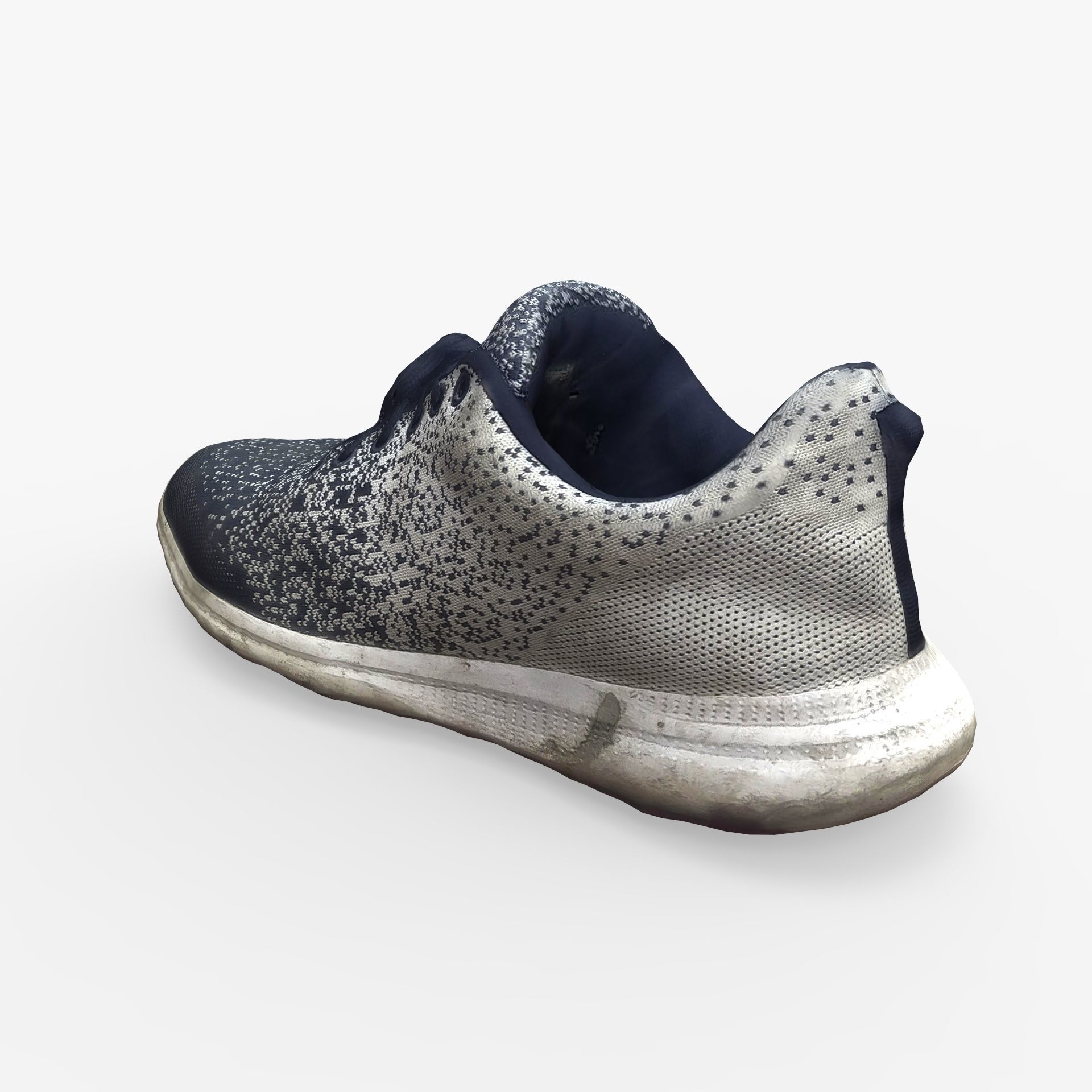 Shabby sneakers photogrammetry 3D model_3