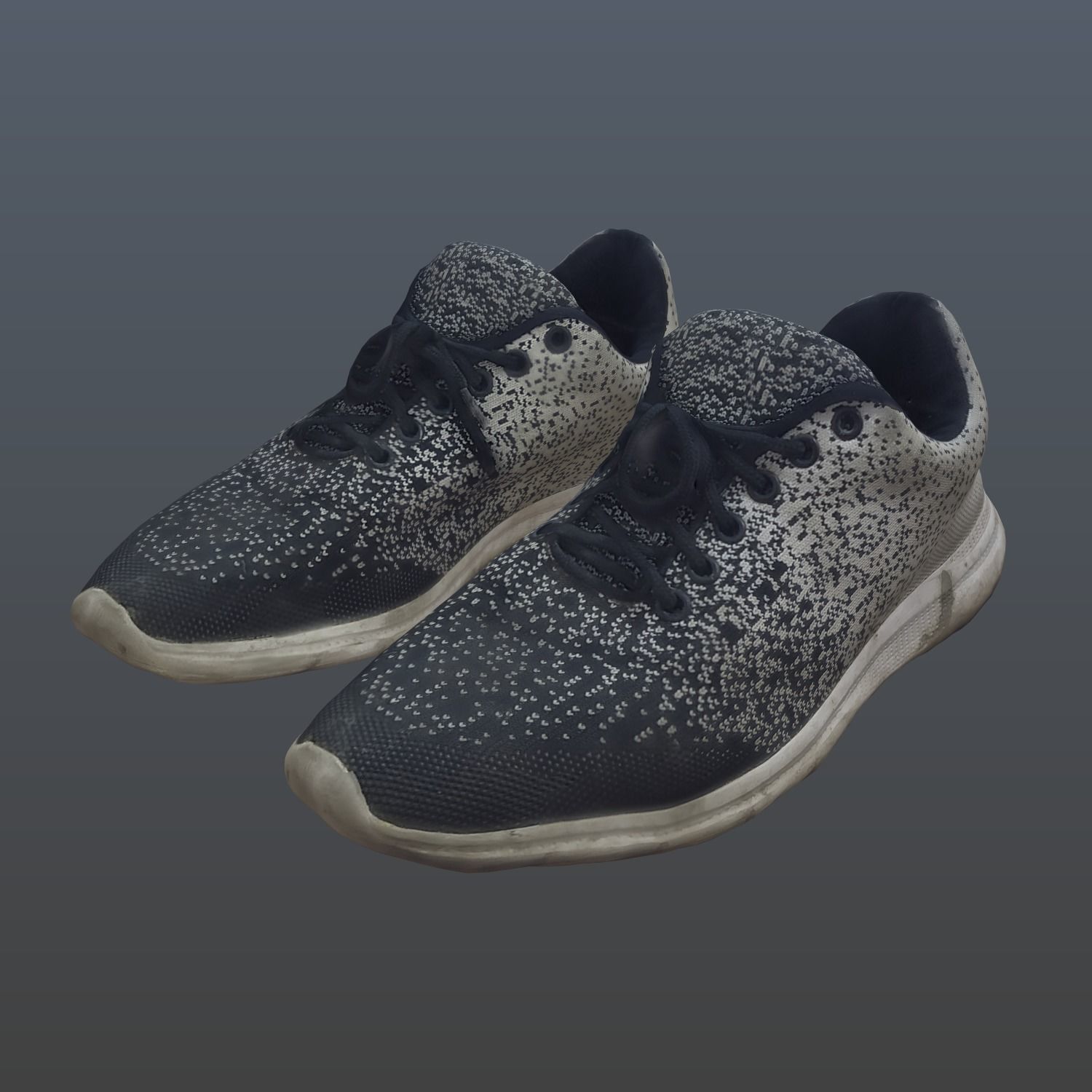 Shabby sneakers photogrammetry 3D model_7