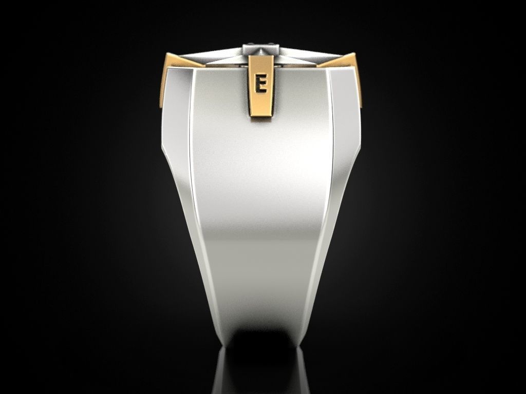 Wind rose ring compass 2 3D print model_6