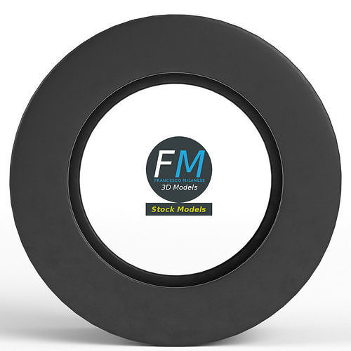 Generic car tire 3D model 4