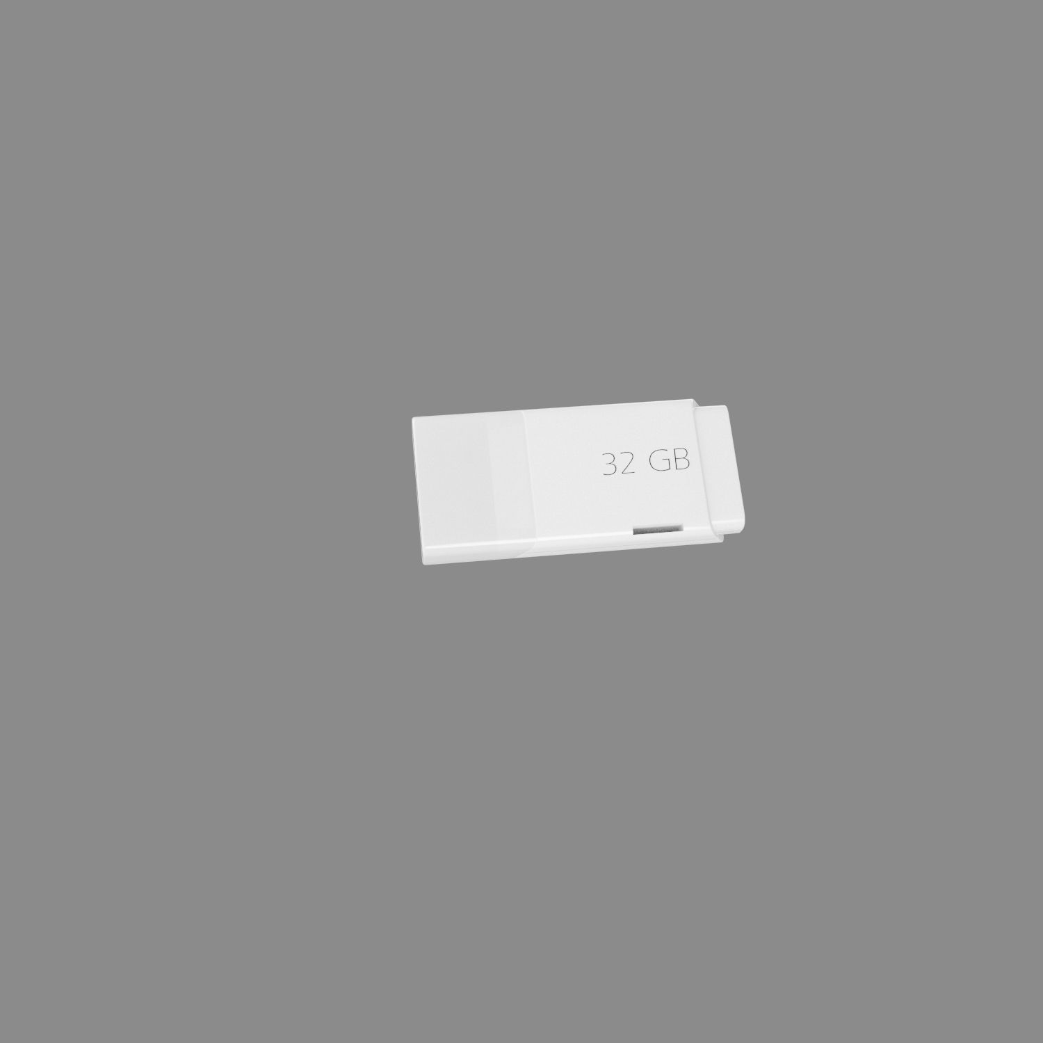 flash usb drive 3D model_2
