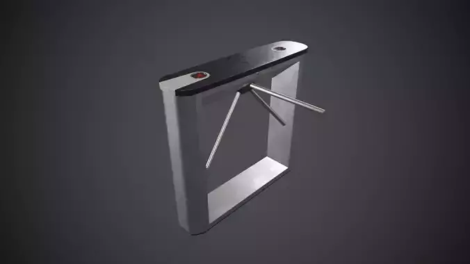Security Turnstile 2 PBR Game Ready