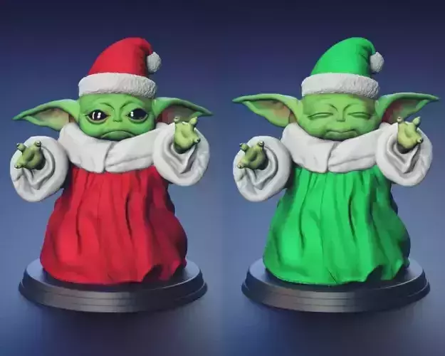 Green Baby - Santa Outfit 3D print model