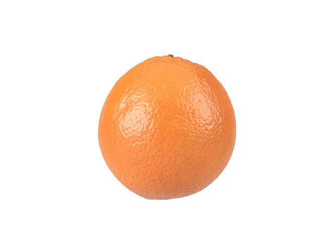 Photorealistic Orange 3D Scan 2 3D model 4