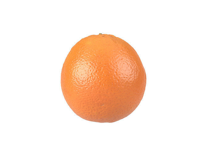 Photorealistic Orange 3D Scan 2 3D model 3