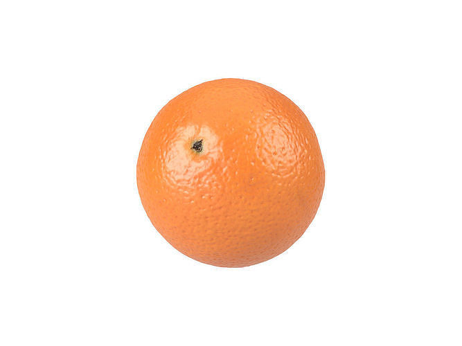 Photorealistic Orange 3D Scan 2 3D model 6