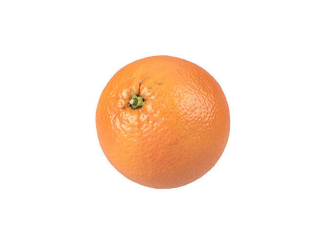 Photorealistic Orange 3D Scan 2 3D model 5