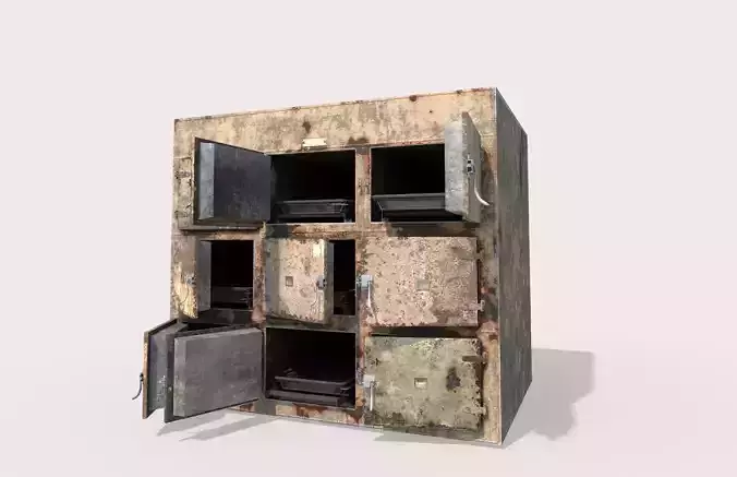 Worn Morgue Model 3D model