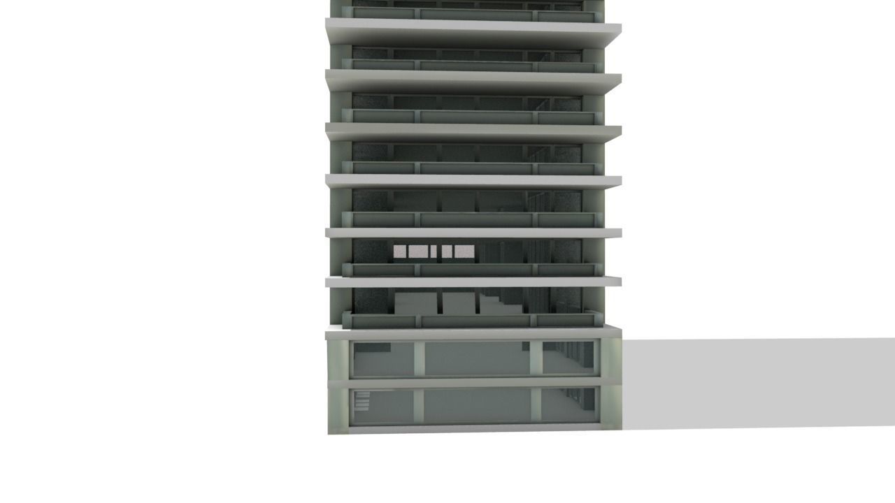 Big Hous Low-poly 3D model_17