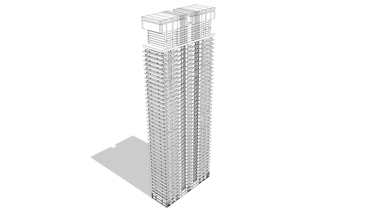 Big Hous Low-poly 3D model_40